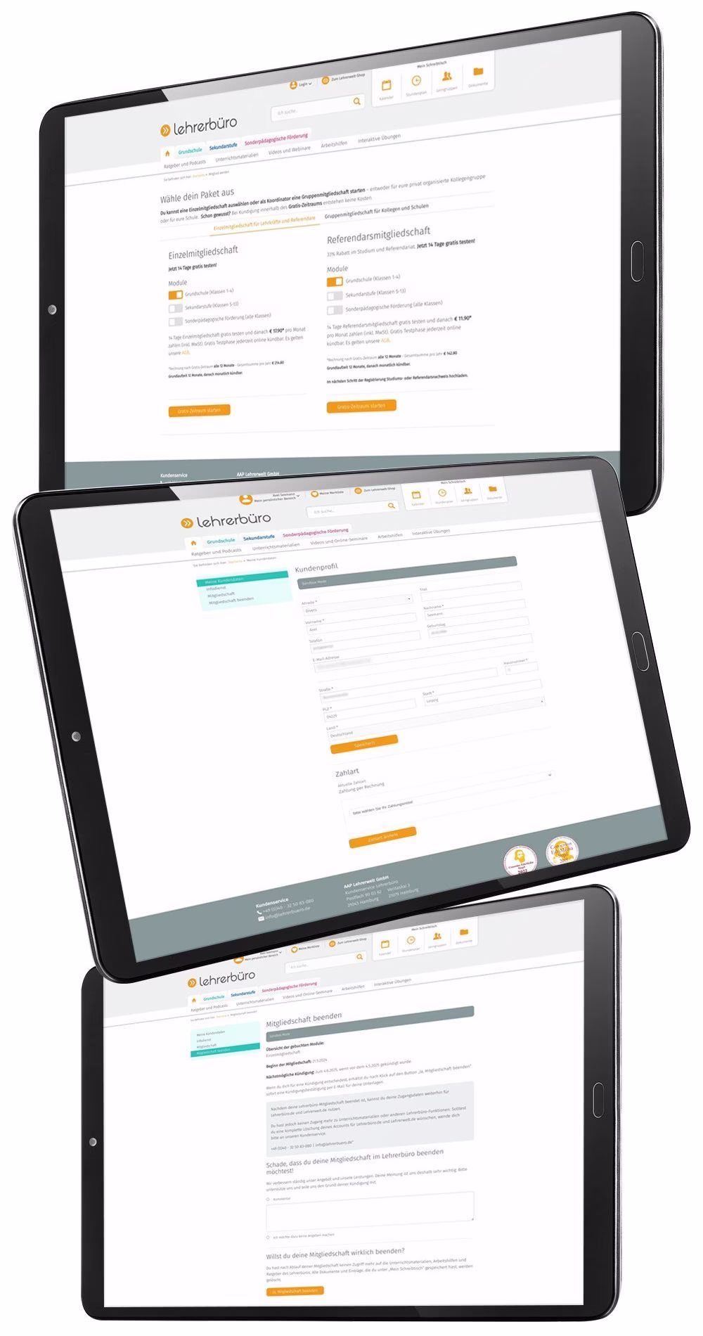 Mitgliedschaft & Kundenprofil: AAP Lehrerwelt