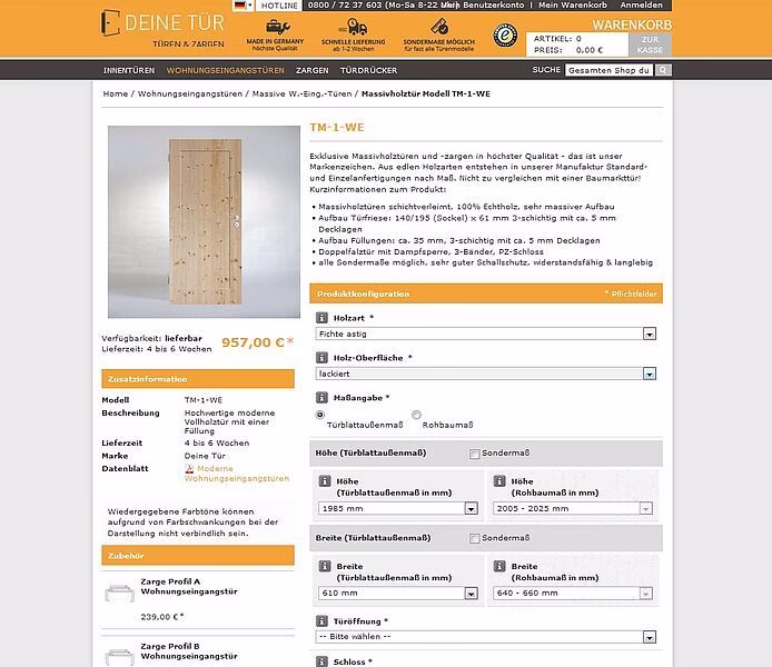 DEINE TÜR Konfigurator DEINE TÜR Konfigurator