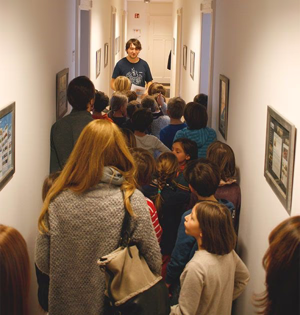 Roomtour mit André Lademann für eine Schulklasse bei Netresearch