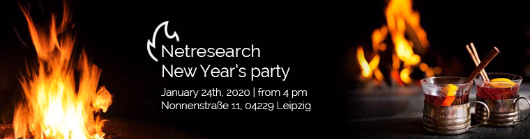 Banner zur Netresearch Neujahrsfeier 2020