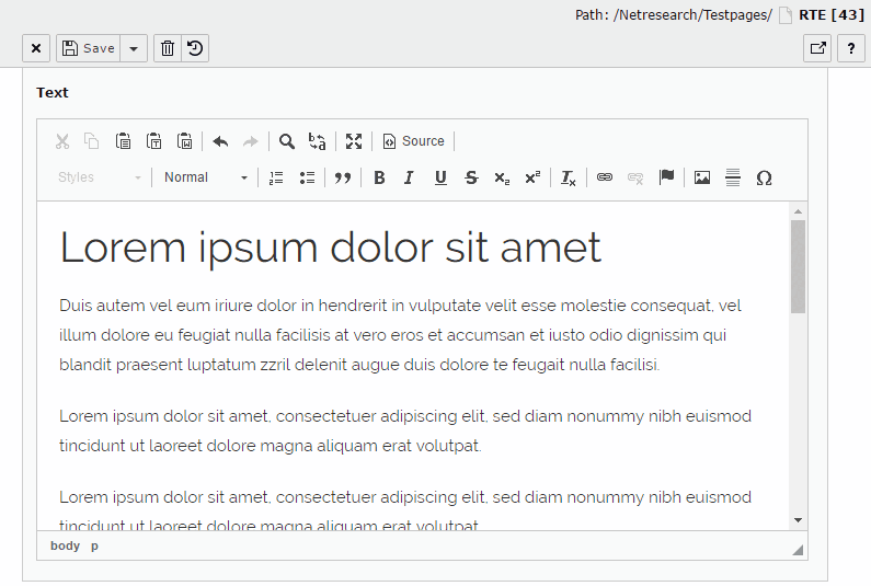 TYPO3 Extension RTE Image Support TYPO3 Extension RTE Image Support