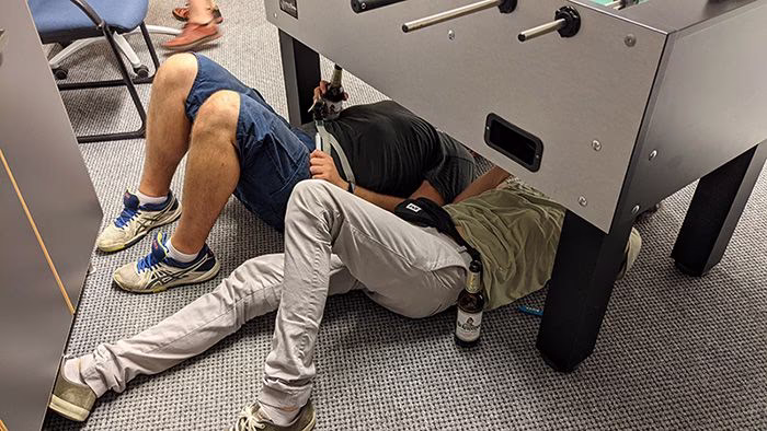 Tischfussball: Netrsesearch Sommerfest