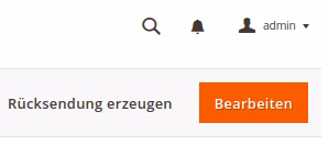 Deutsche Post DHL Shipping create returns button