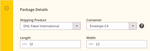 DHL Shipping: Warenpost International