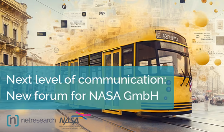 New forum in TYPO3 for NASA GmbH – Next level of communication