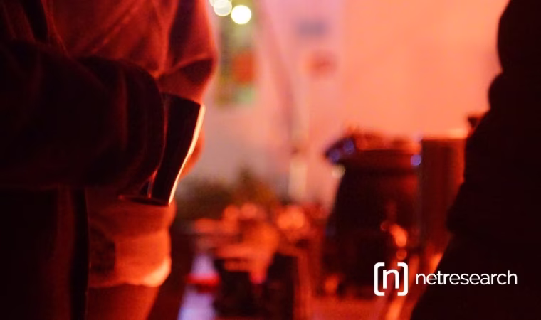 Netresearch Neujahrs-Gluehen 2025: Blick auf das Buffet