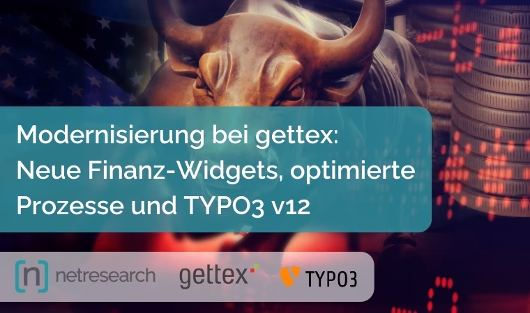 gettex: TYPO3-Website-Relaunch mit Finanz-Widgets und TYPO3 v12